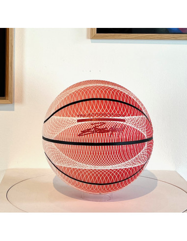 Ballon de Basket "rouge" - Sébastien PRESCHOUX